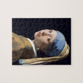 ヨハネスVermeer -真珠のイヤリングを持つ女の子 ジグソーパズル (横)