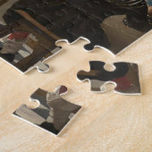 ヨハネスVermeer -絵画の芸術 ジグソーパズル (側面)