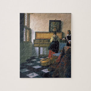 ヨハネスVermeer -音楽のレッスン ジグソーパズル