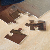 ヨハネスVERMEER - milkmaid 1658年 ジグソーパズル (側面)