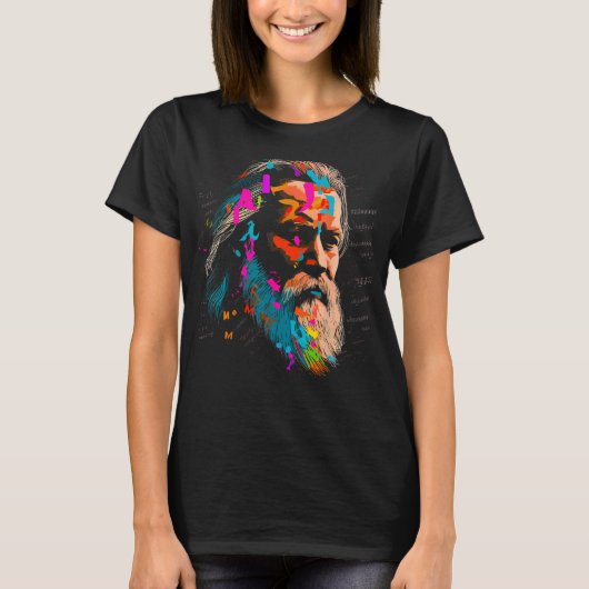ヨハネポップ・アートのス・ブラームス1 Tシャツ (正面)
