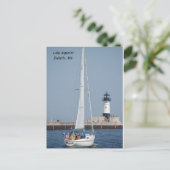 ヨハネ州スーペリアダルス湖 ポストカード (スタンド正面)