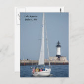 ヨハネ州スーペリアダルス湖 ポストカード (正面/裏面)