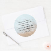 ヨハネ10:10わたしが来彼らは命を持つだろう ラウンドシール (封筒)