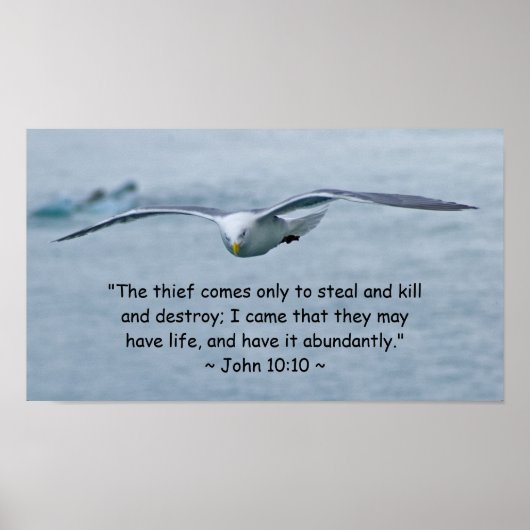 ヨハネ10:10ポスター ポスター (正面)