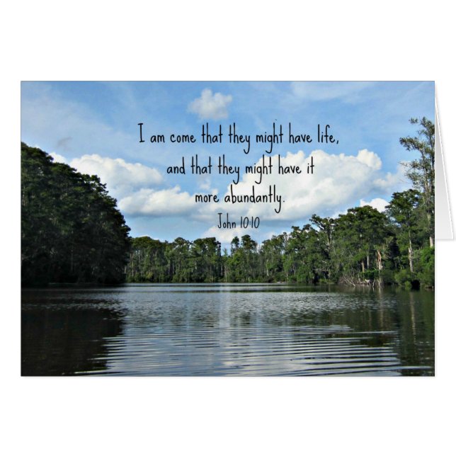 ヨハネ10:10私は彼ら来が命を持つかもしれない… (正面横)