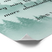 ヨハネ10:10聖書の聖句、もっと豊かに ポスター (角)