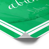 ヨハネ10:10 – 生命豊かな ポスター (角)