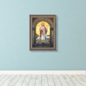 ヨハネ10:11モザイクアート キャンバスプリント (インサイチュ (ウッドフロア))