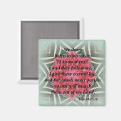 ヨハネ10:27-28 マグネット (正面/裏面)