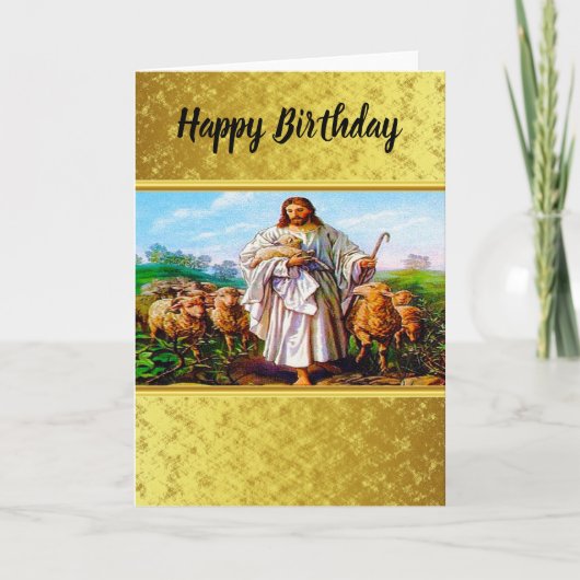 ヨハネ10:7-21わたしは良き羊飼いだ カード (正面)