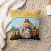 ヨハネ10:7-21わたしは良き羊飼いだ クッション (ブランケット)