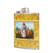 ヨハネ10:7-21わたしは良き羊飼いだ フラスク (左)