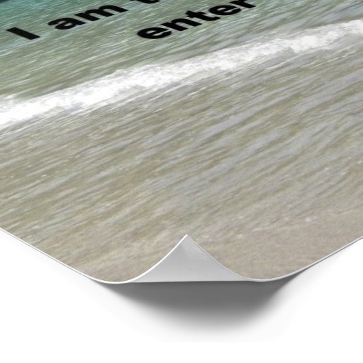 ヨハネ10:9わたしはその扉である。だれかもしの人によって….. ポスター (角)