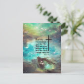 ヨハネ11:25 ポストカード (スタンド正面)