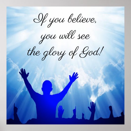 ヨハネ11:40 ポスター (正面)