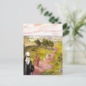 ヨハネ11:55-57過ぎ越しのポストカーのためにエルサレムに上る ポストカード (スタンド正面)