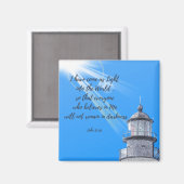 ヨハネ12:46の灯台 マグネット (正面/裏面)