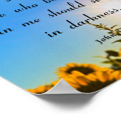 ヨハネ12:46, Bible Verse ポスター (角)