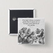 ヨハネ13:16イエスと12弟子キリスト教の聖書 缶バッジ (正面&裏面)