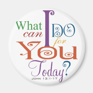 ヨハネ13:1-17弟子を洗う足聖なる書物、 経典衣服 マグネット