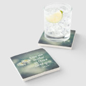 ヨハネ13:34わたしは、あなたがたに愛したように、互いに愛し合いなさい ストーンコースター (横)