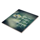 ヨハネ13:34わたしは、あなたがたに愛したように、互いに愛し合いなさい タイル (側面)