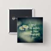 ヨハネ13:34わたしは、あなたがたに愛したように、互いに愛し合いなさい 缶バッジ (正面&裏面)