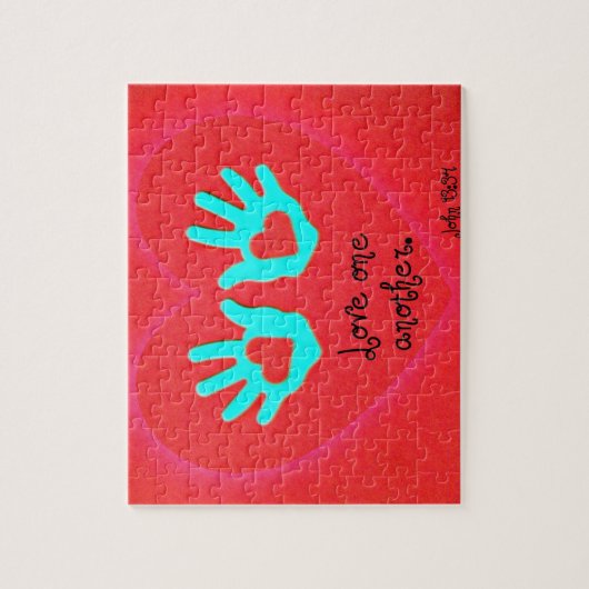 ヨハネ13:34 ジグソーパズル (縦)