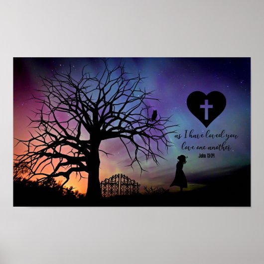 ヨハネ13:34 ポスター (正面)