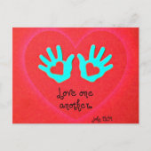 ヨハネ13:34 ポストカード (正面)