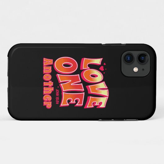 ヨハネ13:34 Case-Mate iPhoneケース (裏面(横))