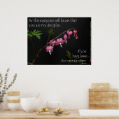 ヨハネ13:35 – 互いに愛し合うポスター ポスター (キッチン)