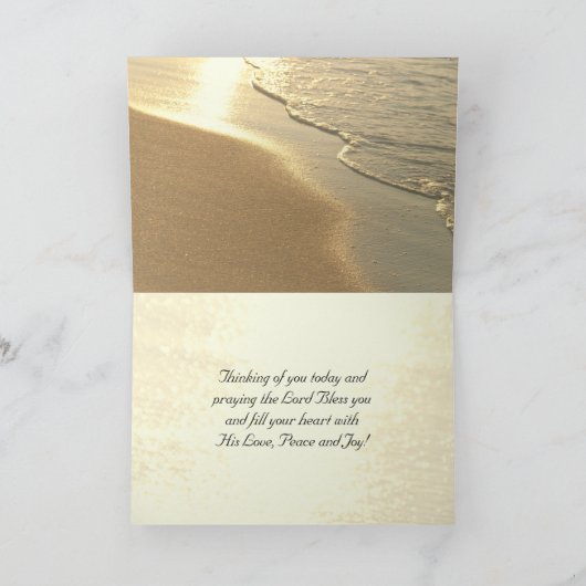 ヨハネ14時27分,イエスは「あなたと離れの平和」と言った。 カード (内部)