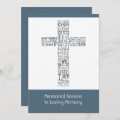 ヨハネ14追悼祭からの聖句7 招待状 (正面/裏面)