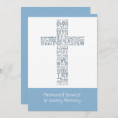 ヨハネ14追悼祭からの聖句9 招待状 (正面/裏面)