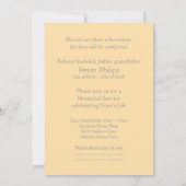 ヨハネ14追悼祭11の聖句 招待状 (裏面)