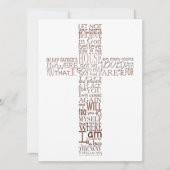 ヨハネ14銅法祭聖句 招待状 (正面)