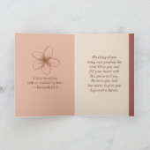 ヨハネ14:1あなたのハートを悩ませるな カード (内部)