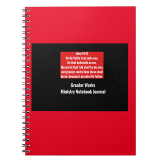 ヨハネ14:12 Bible Verse 素晴らし Works Notebook ノートブック