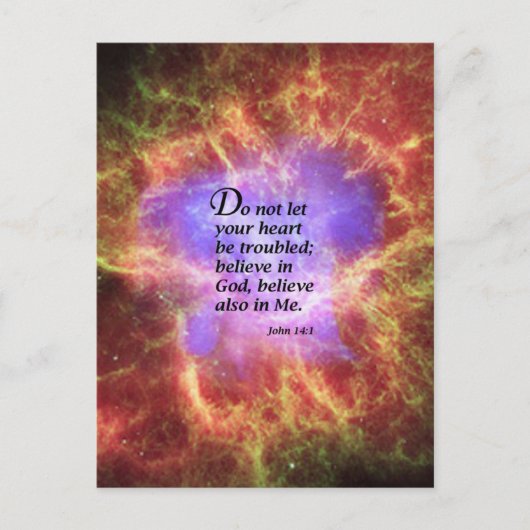 ヨハネ14:1 ポストカード (正面)