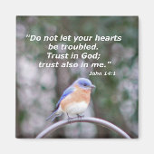 ヨハネ14:1 マグネット (正面)