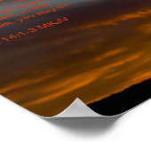 ヨハネ14:1-3のポスター ポスター (角)