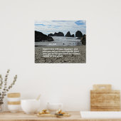 ヨハネ14:27わたしはあなた離れと共に平和を誓う。わたしの平和は与えわたし ポスター (キッチン)