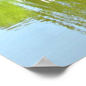 ヨハネ14:27わたしはあなた離れと共に平和を… ポスター (角)