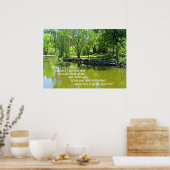 ヨハネ14:27わたしはあなた離れと共に平和を… ポスター (キッチン)