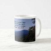 ヨハネ14:27わたしはあなた離れと平和を コーヒーマグカップ (正面右)