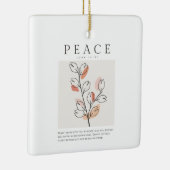 ヨハネ14:27わたしはあなた離れと平和を セラミックオーナメント (右)