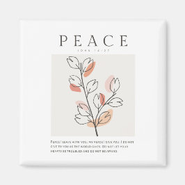 ヨハネ14:27わたしはあなた離れと平和を マグネット