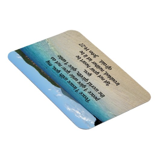 ヨハネ14:27わたしはあなた離れと平和を マグネット (右側)